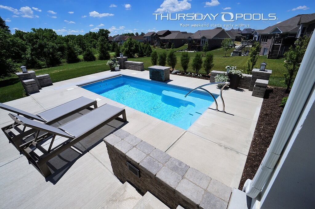 Cathedral Fiberglass Pool Design - Thursday Pools