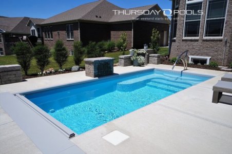 Thursday Pools Sea Turtle with waterfall feature