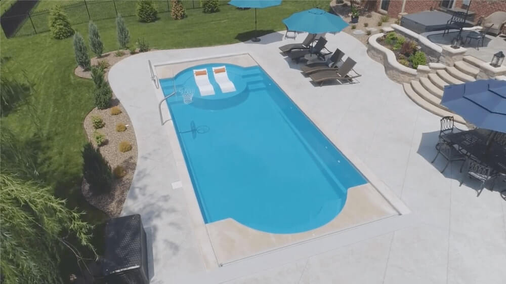 Automatic Pool Covers Post-Pour Gunite Retainer Installation 