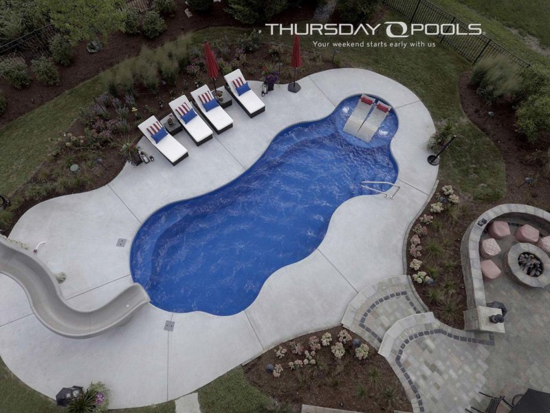 Tanning Ledges For Your Thursday Pools Fiberglass Pool