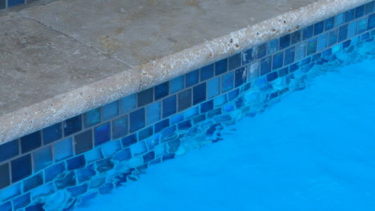 Fiberglass pool tile by WetScapes