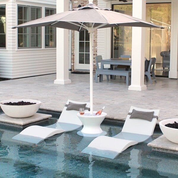 Perfect Tanning Ledge Furniture For Your Pool | Thursday Pools