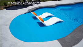 fiberglass pool beach entry