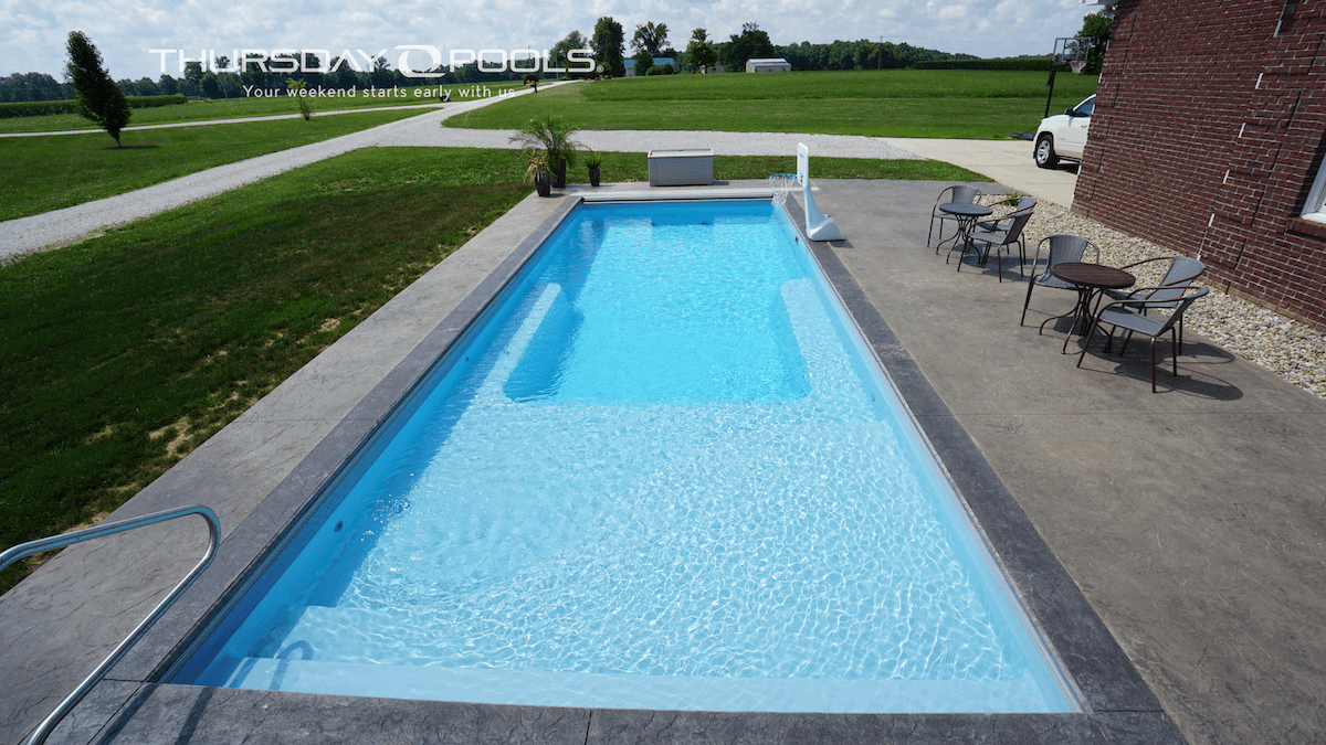 Thursday Pools front view of Lil Bob Pool