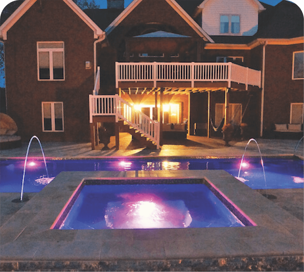 Thursday Pools Wading Pool with LED lights