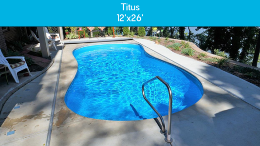 Thursday Pools Titus Fiberglass Pool
