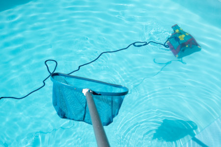 Thursday Pools' robot underwater cleaner and pool skimmer