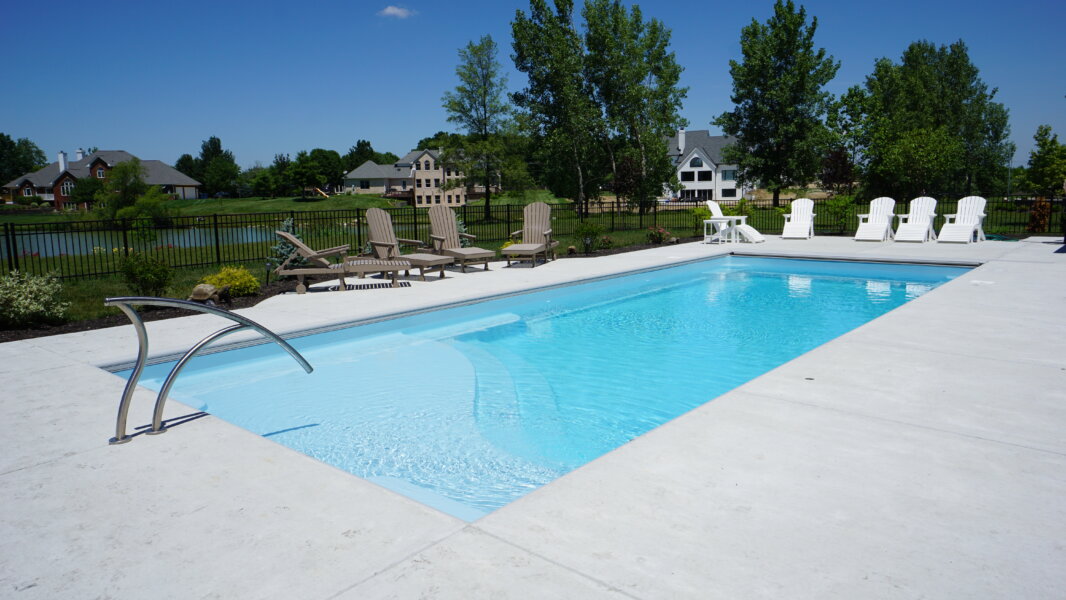 Hendrick Pools install Aspen by Thursday Pools