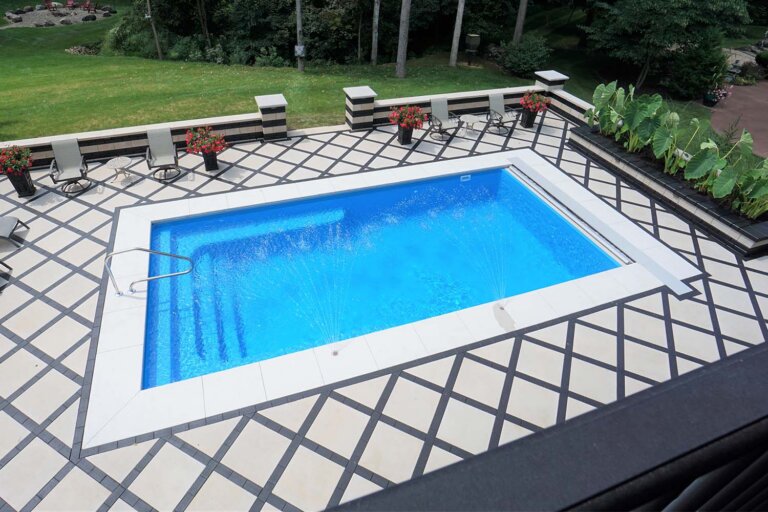 Rectangle Fiberglass Pools - Thursday Pools