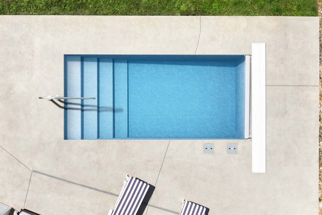 Small Rectangular Fiberglass Pool Rectangle Fiberglass Pools - Thursday Pools