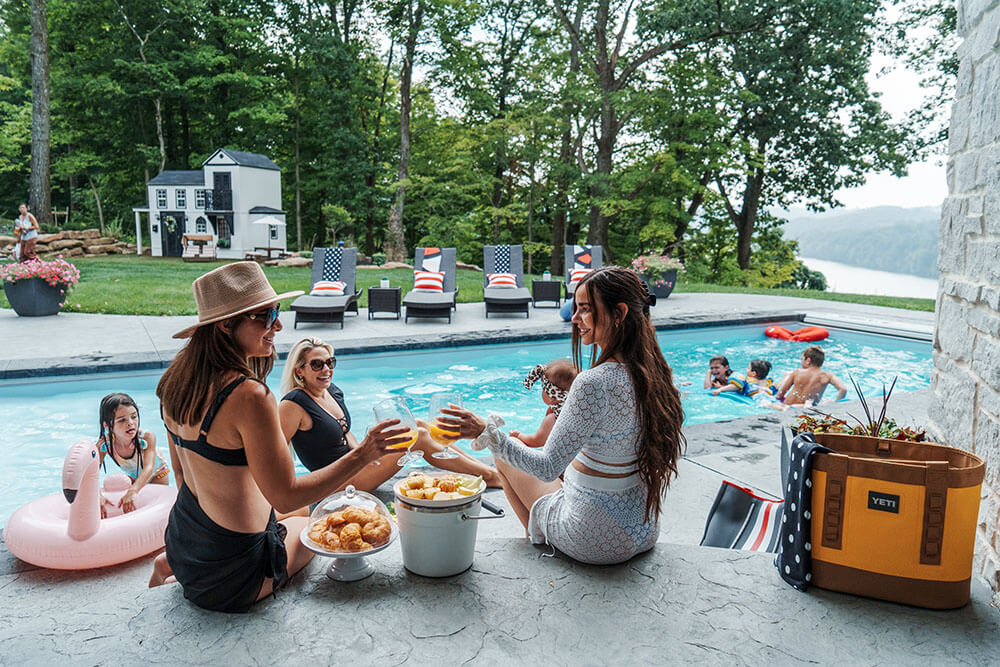 Two page spread of the coffee table book