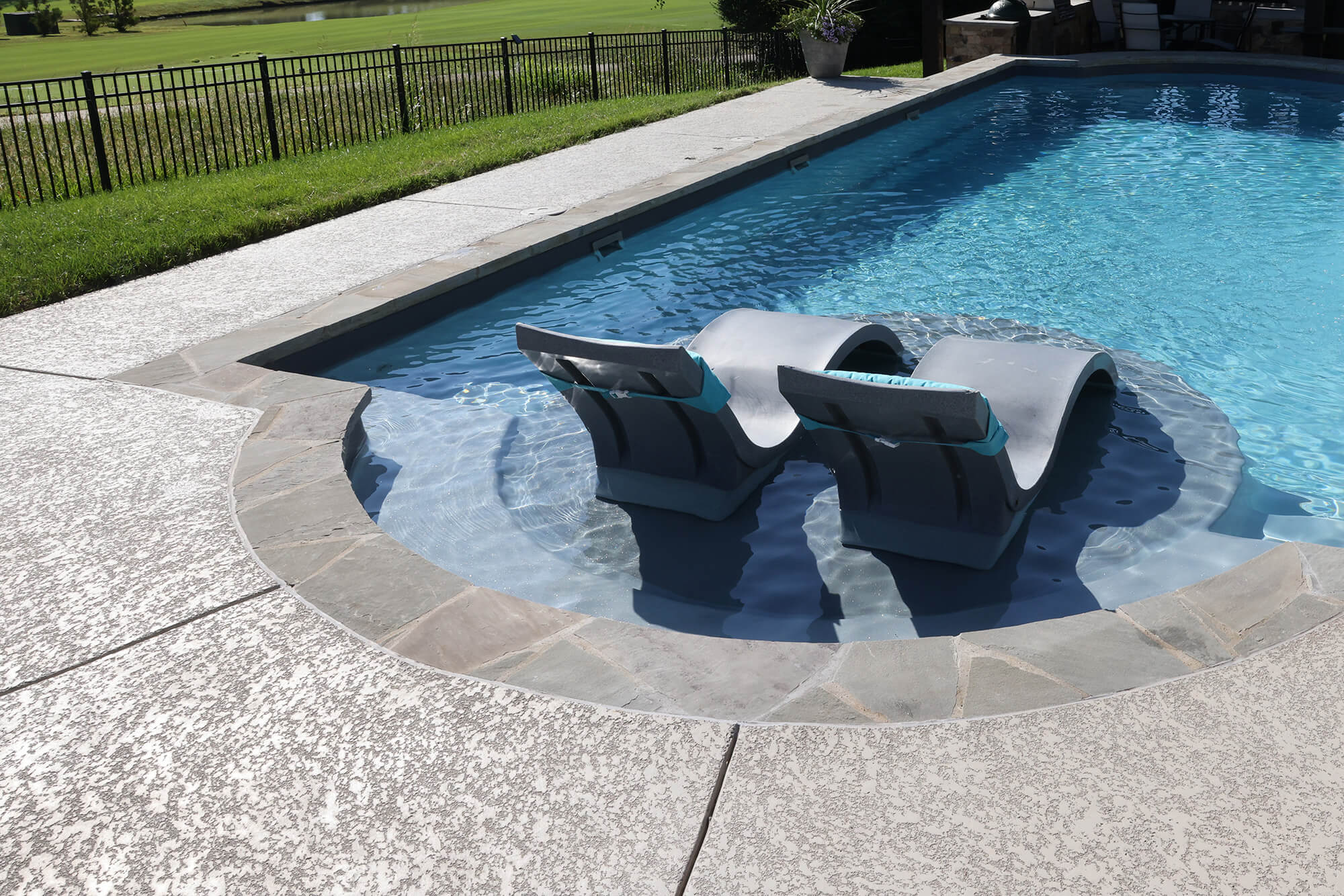 Tanning Ledge of Cathedral LX by Thursday Pools