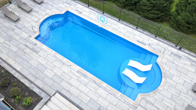 Rectangle Fiberglass Pools - Thursday Pools